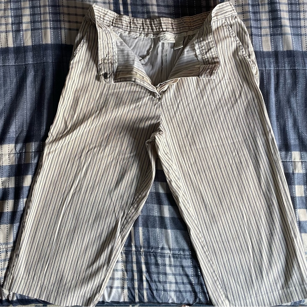 Kim Rogers Black and White Chinos